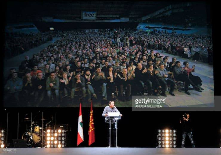 Arnaldo Otegi Velódromo de Anoeta